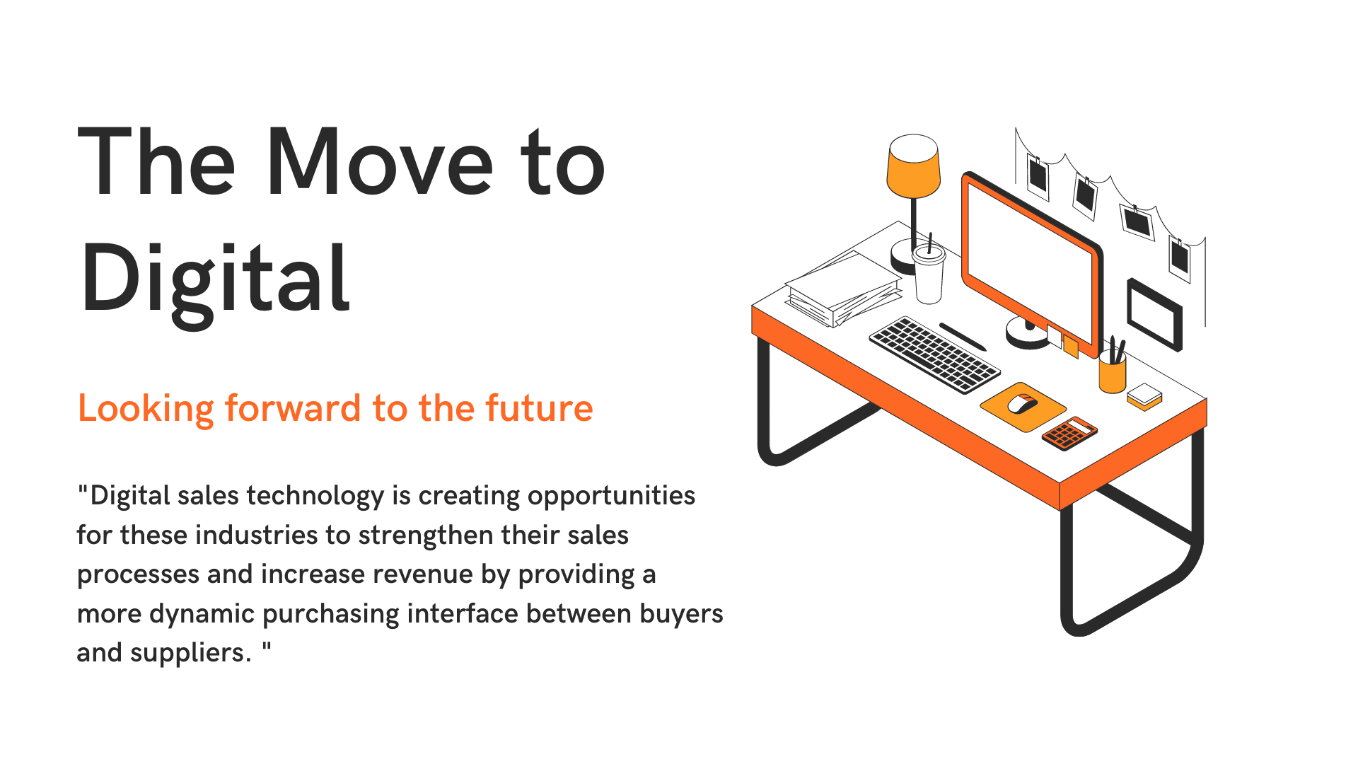 Digital transformation concept: Transitioning to a monitor on a desk, symbolizing the move to digital technology