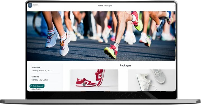 RepSpark event microsites