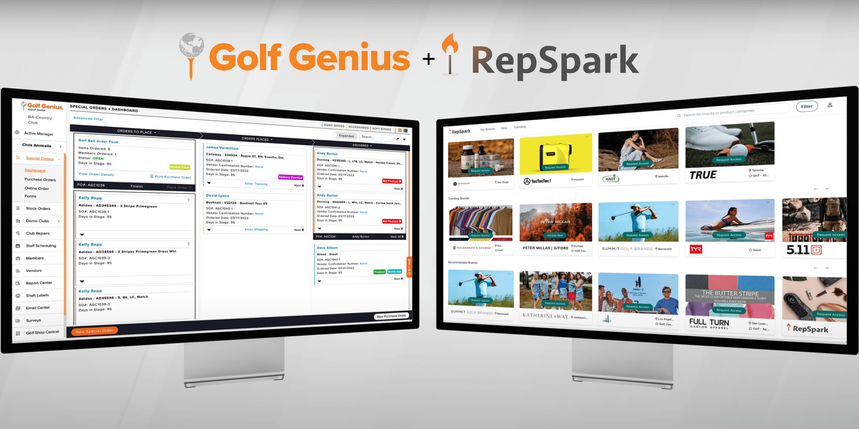 Golf Genius + RepSpark B2B platform integration