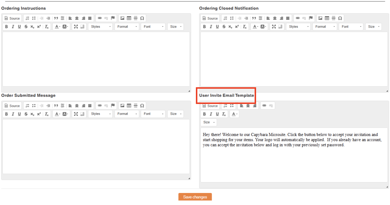 microsites improved user invitation process