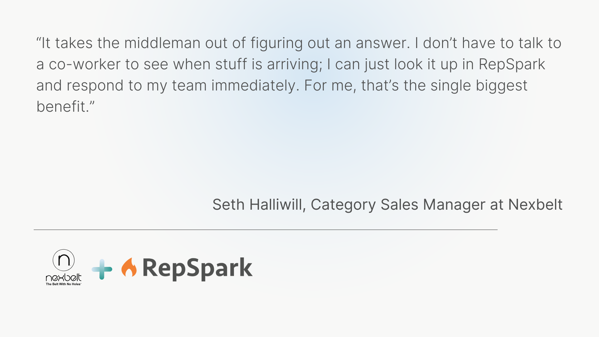 nexbelt Case Study Pull Quote