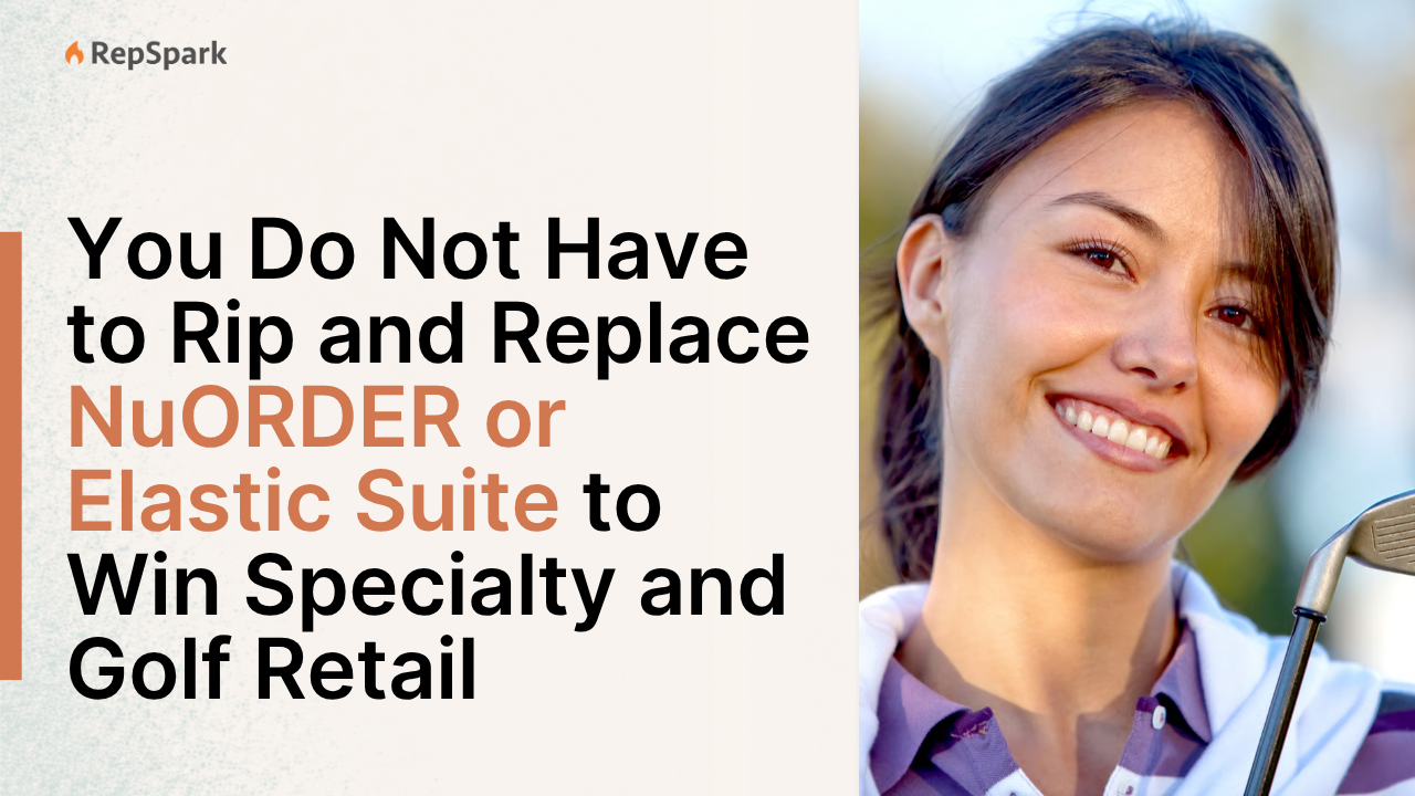 Running NuORDER or Elastic Suite for national accounts does not mean specialty and golf retailers are covered. See how brands add a second platform on the same ERP.