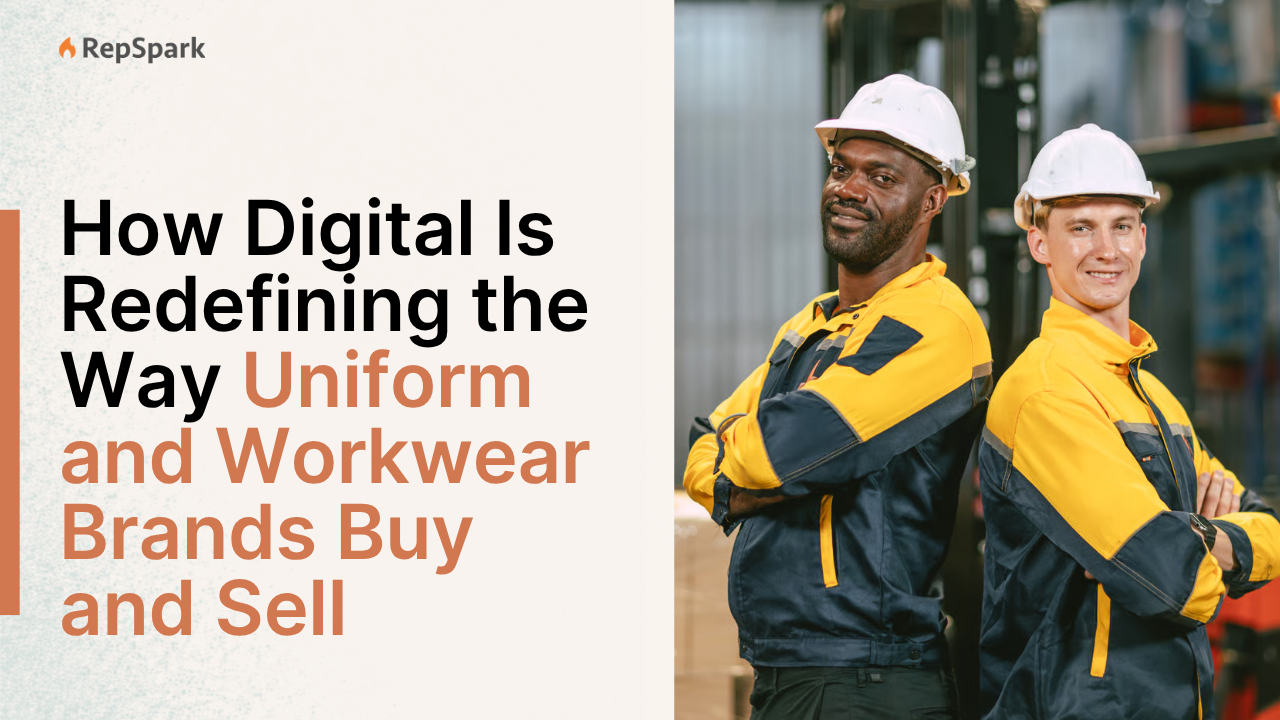 Uniform and workwear wholesale is moving to digital ordering. Here is what the latest data says about buyer expectations, and what brands should fix first.