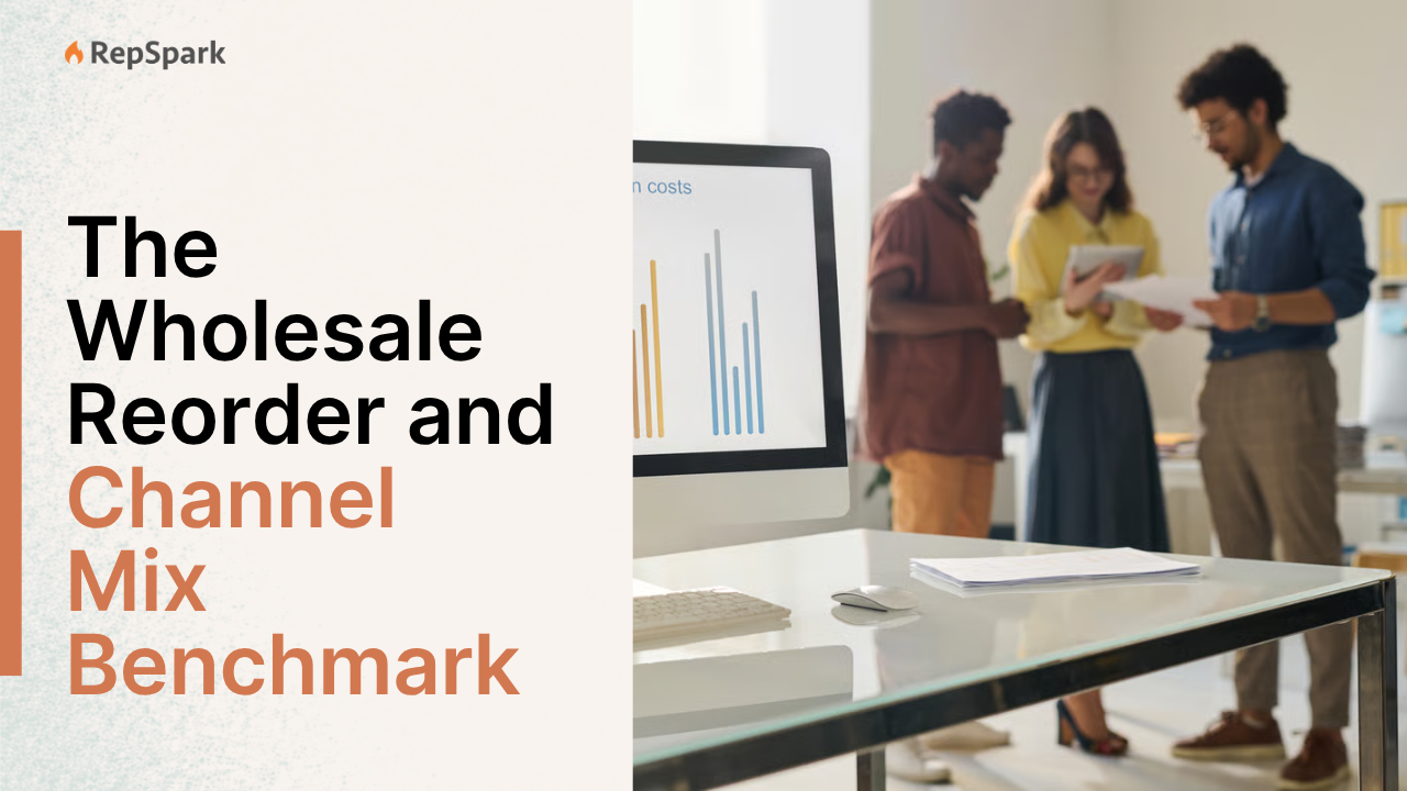 The Wholesale Reorder and Channel Mix Benchmark | RepSpark B2B Wholesale Ecommerce Benchmarks