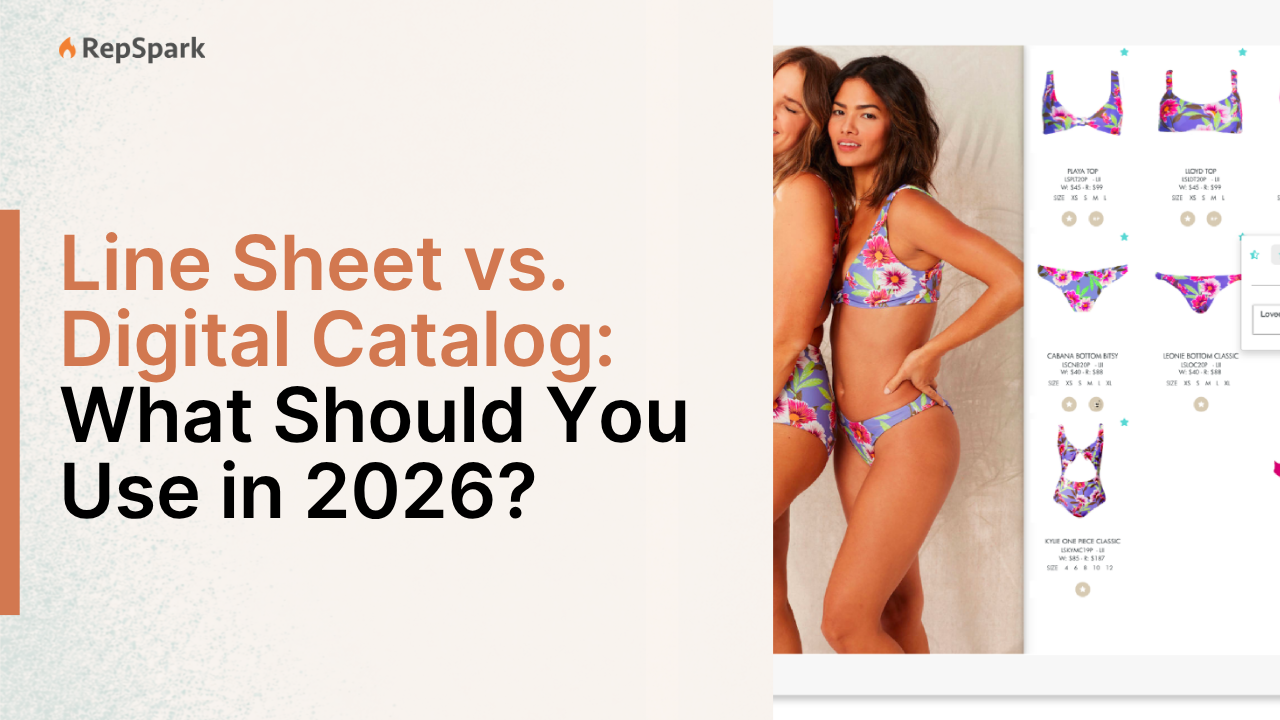 Line sheet vs. digital catalog: Which brands should use in 2026