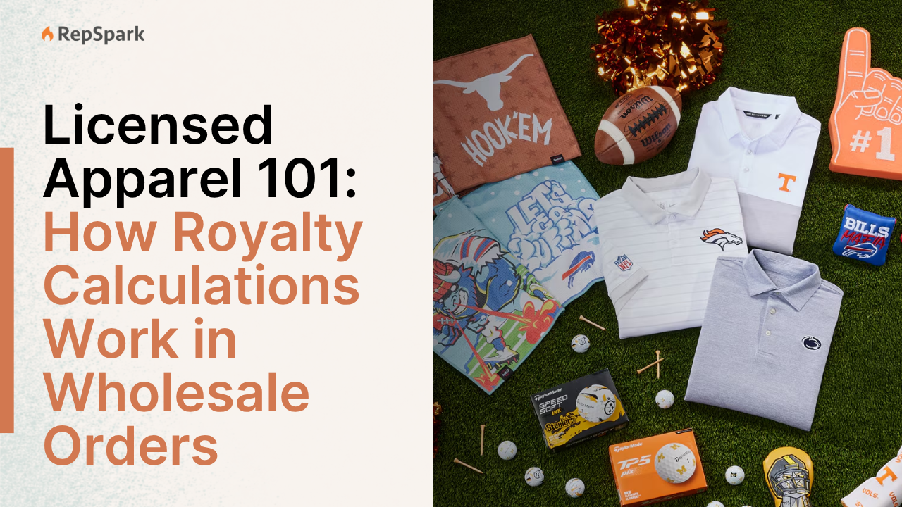 Licensed apparel royalties look simple on paper and get complicated fast at the order level. Here's how the math actually works, and where it breaks down.