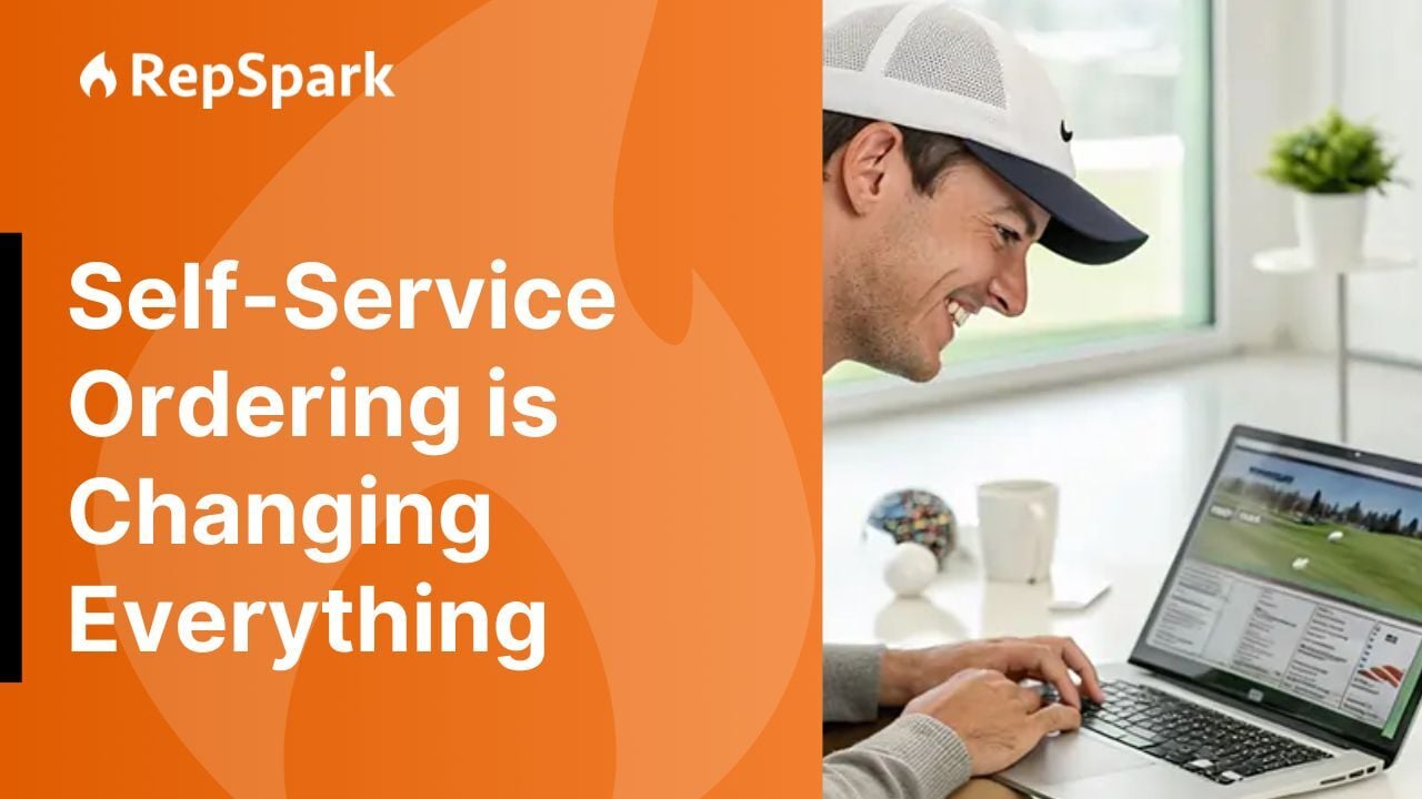 Why self service ordering by buyers at speciality shops and golf shops is changing the brand retailer relationship forever, with RepSpark