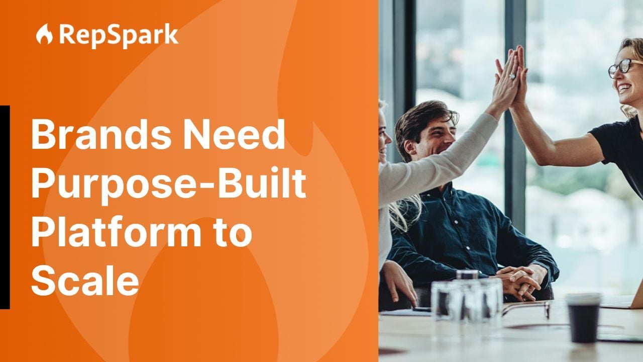 Why brands need a purpose-built wholesale B2B ecommerce platform to scale revenue, that's RepSpark