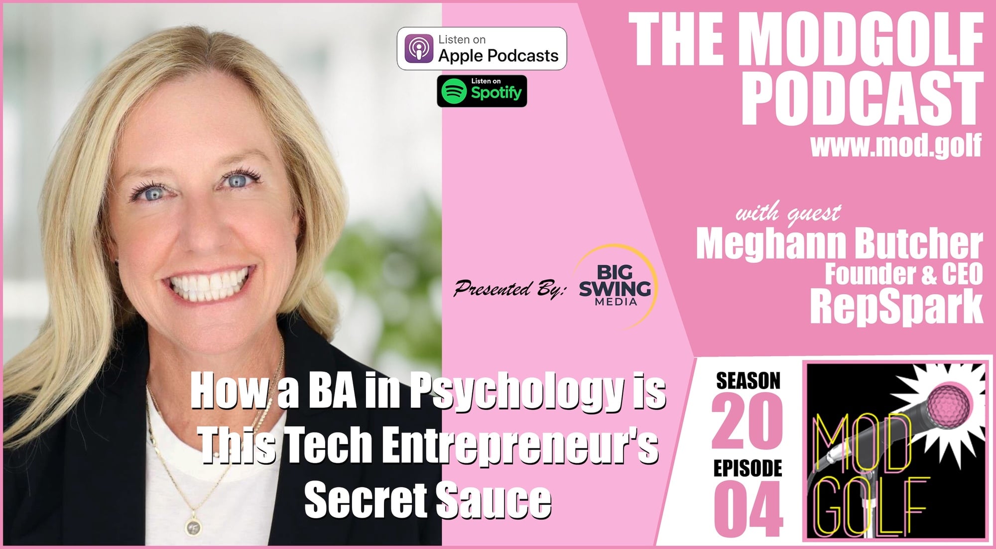 How a Psychology Degree Shaped RepSpark, Meghann Butcher on the ModGolf Podcast