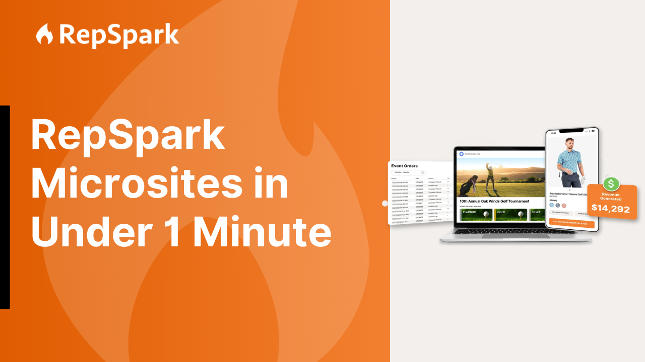 Learn how to launch a RepSpark Microsite in just minutes