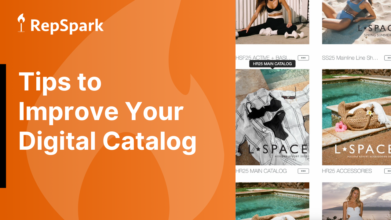these are examples from the most successful brands on RepSpark using digital catalogs